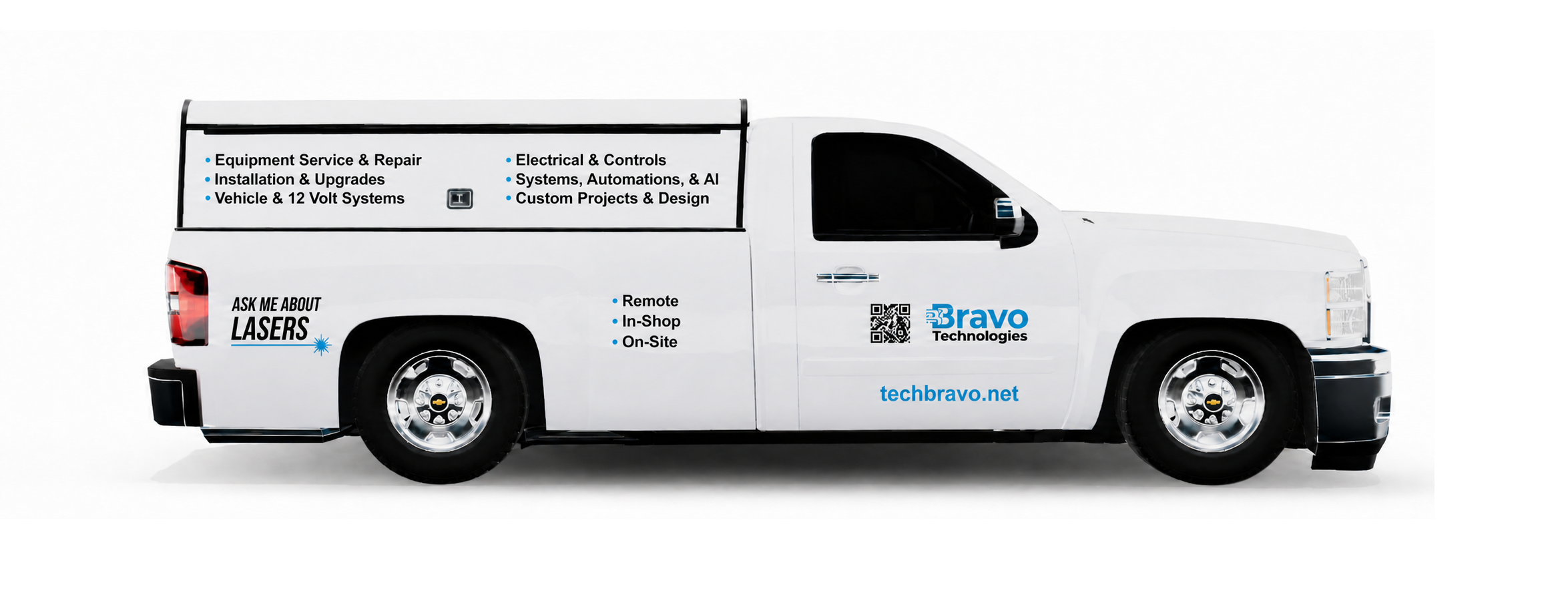 Bravo Technologies mobile service truck concept view